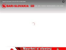 Tablet Screenshot of bari.sk